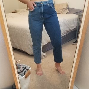 MAKE OFFER. Two toned top shop Jean's